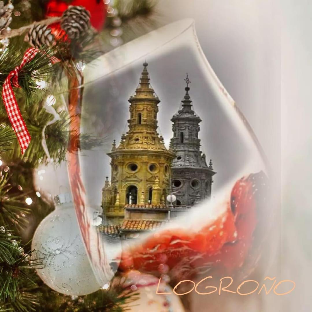 Gonzalo De Berceo 15 " Calidad-Sobrio" And " Free Private Parking " Apartment โลโกรโญ ภายนอก รูปภาพ